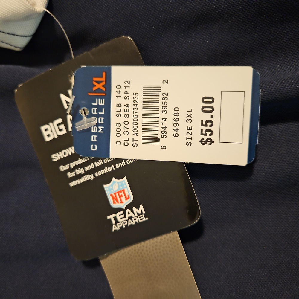 Men's 3xl chargers polo $30.
